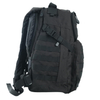 Mochila militar negra Blissful Cushion para senderismo