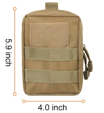 Mini bolsa Molle horizontal para teléfono